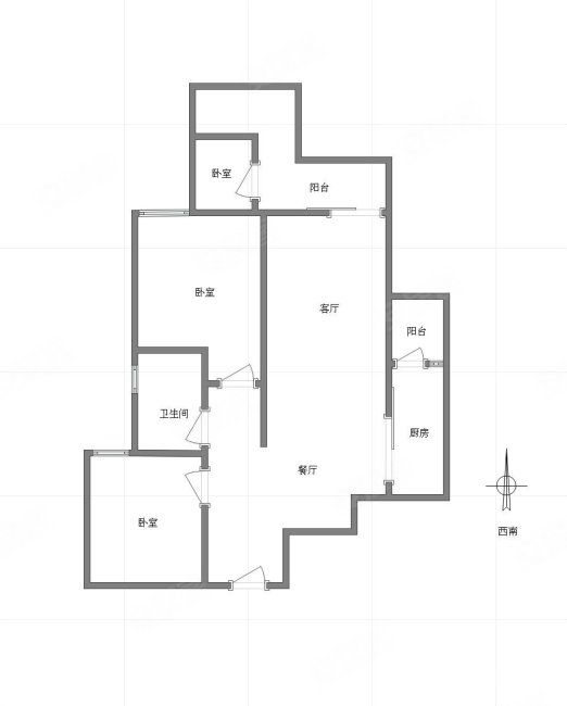 金科空港城(一期) 正规商品房 小三居 近地铁 交通便利