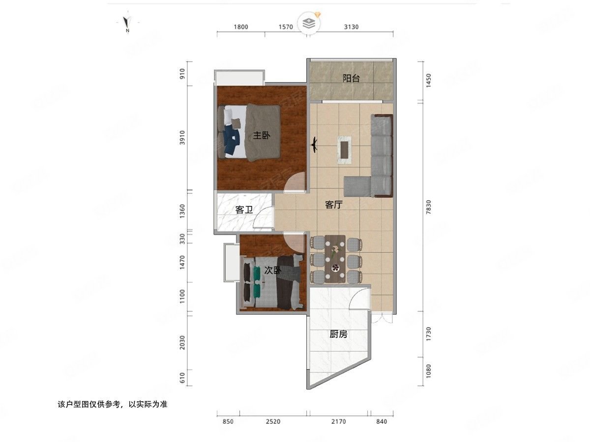 花半里户型图图片