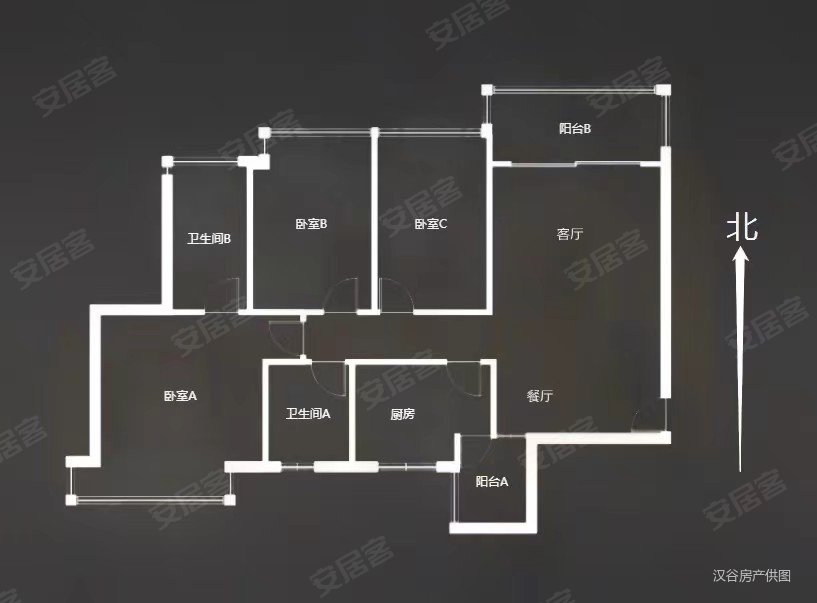恒大雅苑一期大院小高层117平米130万三室两卫