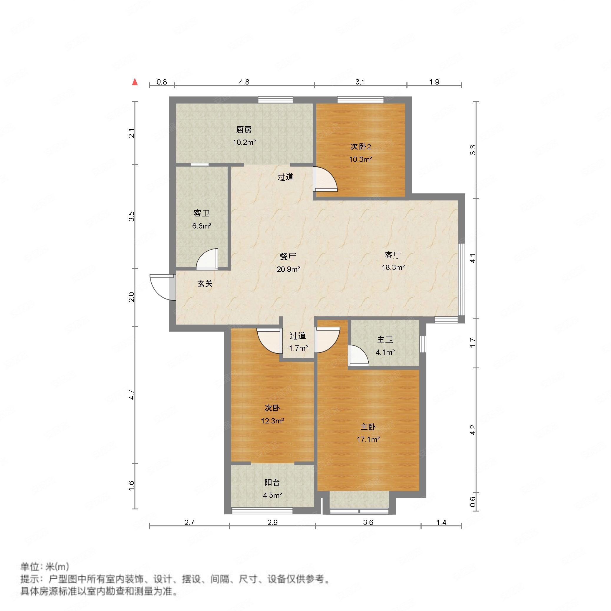 济南中建锦绣城户型图片