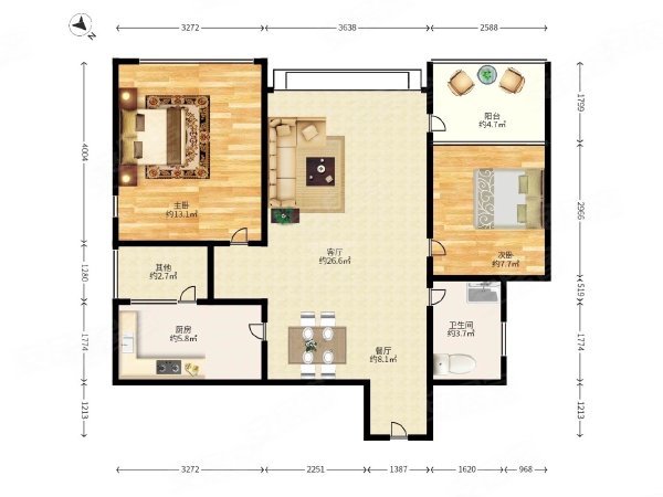 怀德峰景新出2房 喜欢的别错过,宝安租房-深圳58安居客