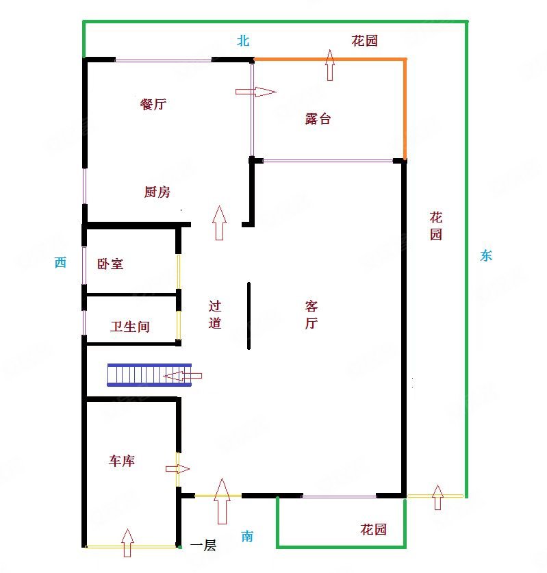 康桥半岛(1177弄别墅)5室2厅3卫252㎡南北1750万