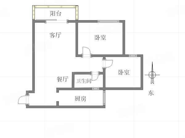 重庆南岸弹子石东海长洲b区南岸区 东海长洲b区 二房出租房源真实图片