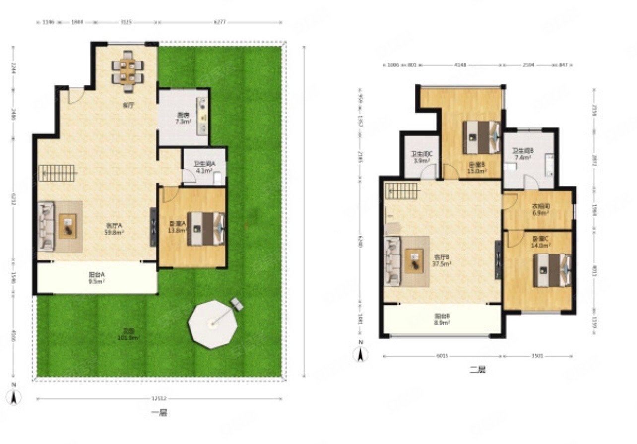 绿地与湖下叠加豪装空房580业主诚心出售