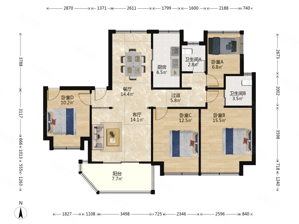 融创玉兰公馆一期