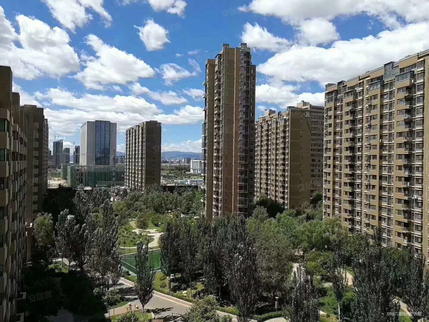 金隅时代城精装双阳飞机户型落地窗全天采光临敕勒川公园