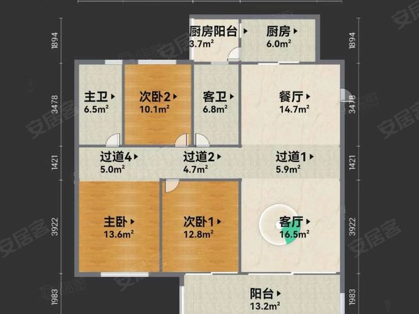 广州花都新区骏威锦东花园b区高楼层南向三房 方便看房出租房源真实