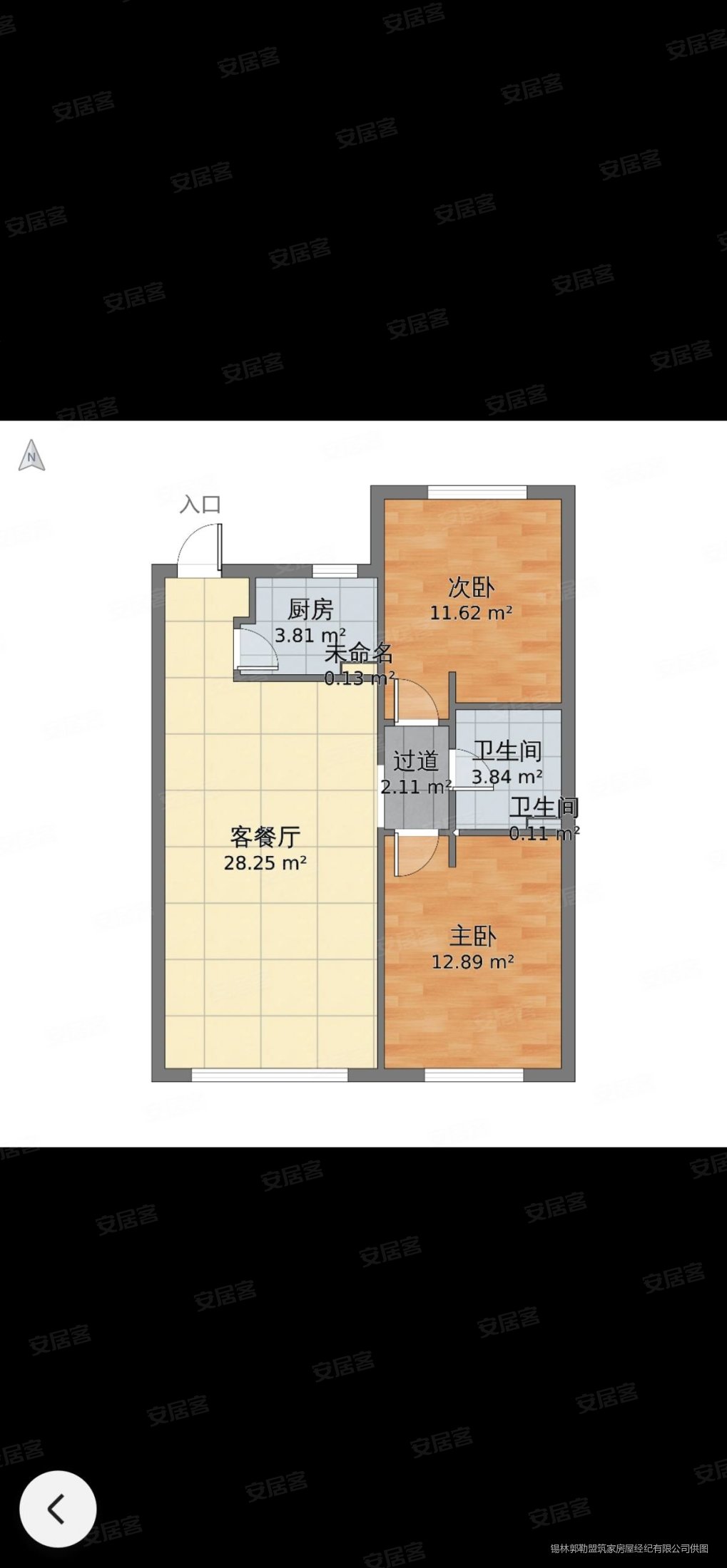 幸福社区2室2厅1卫113㎡南北48.8万