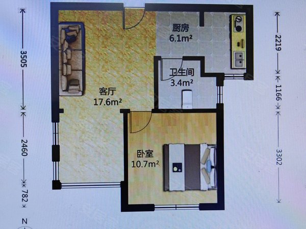 宁波慈溪慈溪市区恒泰嘉景园恒泰嘉景园 1室1厅 配套齐全 精致装修