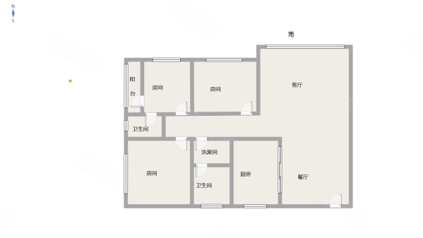 明珠花园A区3室2厅2卫136㎡南北115万