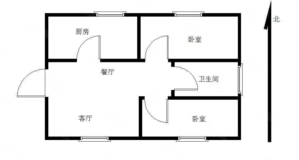 高品质小区!,万福馨苑二手房,62.8万,2室2厅,1卫,86.