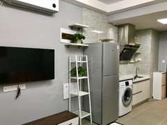 嵊州城区市中心23768吾悦单身公寓1室45方，朝北，押一付一，1800月出租房源真实图片