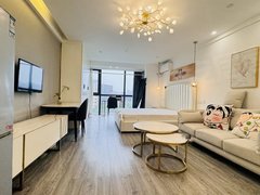 益阳赫山万达广场可月付可短租！公寓全景落地窗 民水民电有电梯 随时看房出租房源真实图片