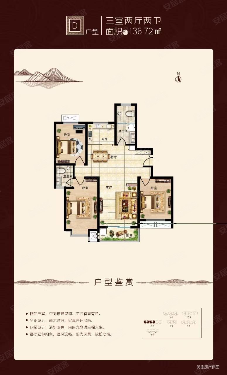 曲家湾社区西苑小区3室2厅1卫123.88㎡南北26万