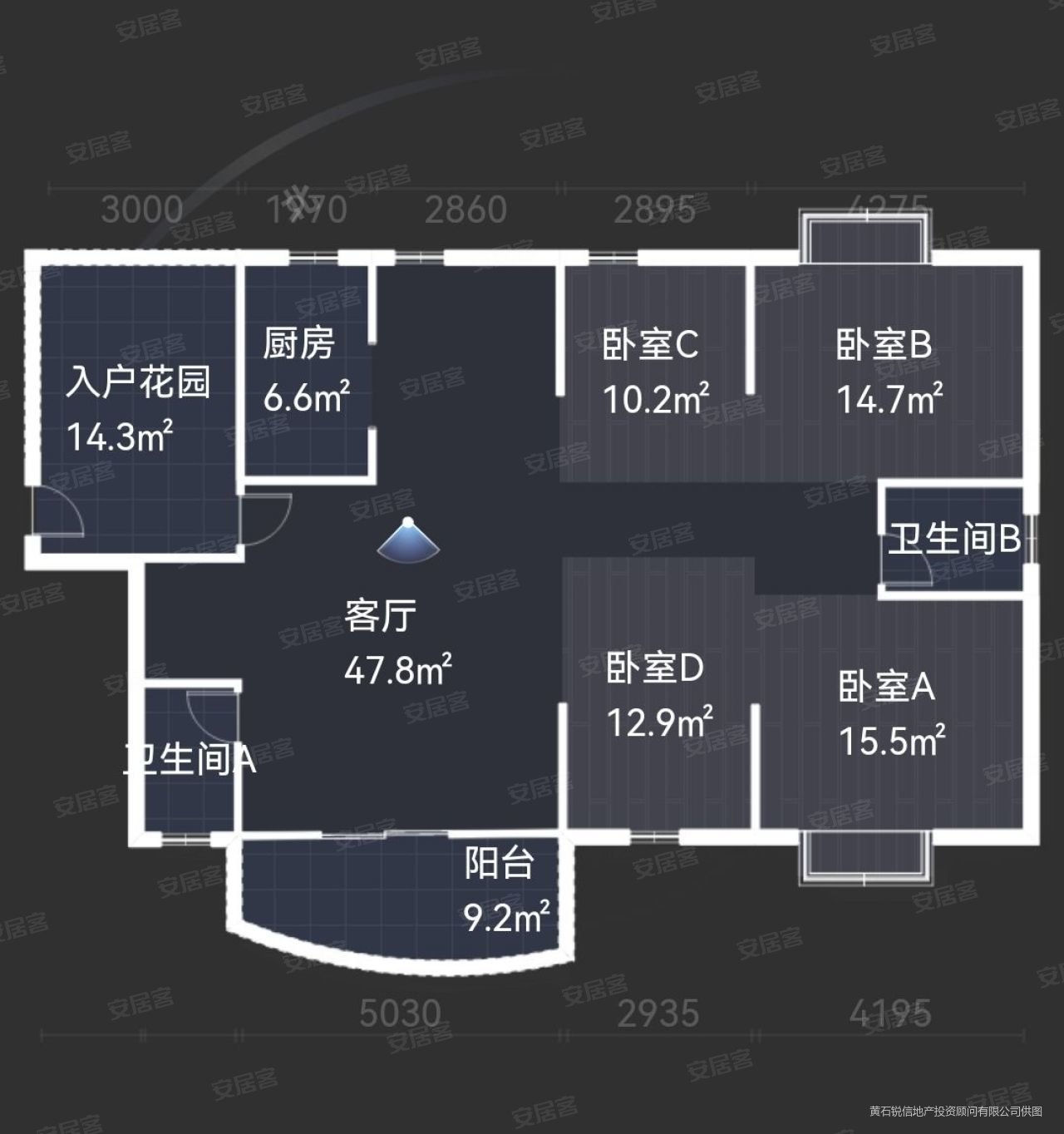 腾龙龙湾一品5室2厅2卫164㎡南北81万