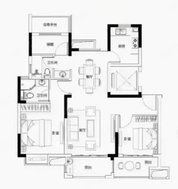 急售西华龙樾小洋房自住精装中央空调阳光好看房方便