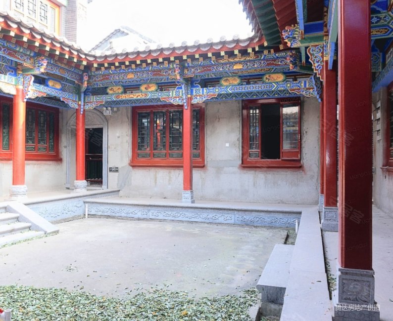 青砖瓦房的四合院,传统园林,独具特色,古色古香的明清建筑,河洛古城