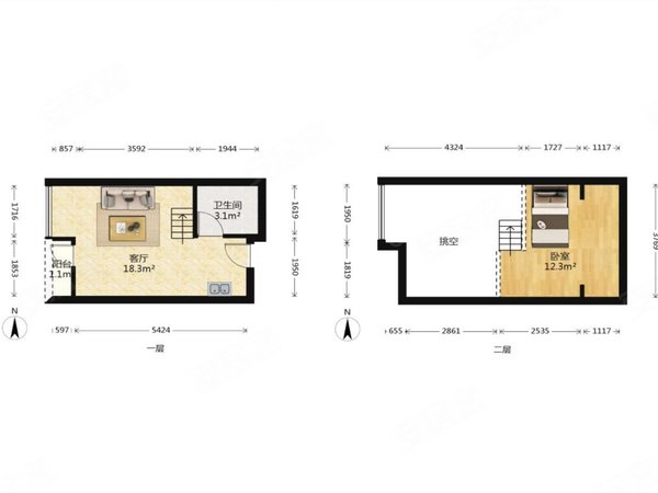 【多图】罗马花园,星光大道租房,罗马花园 1室1厅1卫 电梯房 精装修33