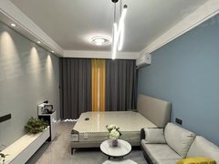 漯河召陵召陵城区中心医院人民路昌建君悦府，精装1室，家具家电齐全拎包入住。出租房源真实图片