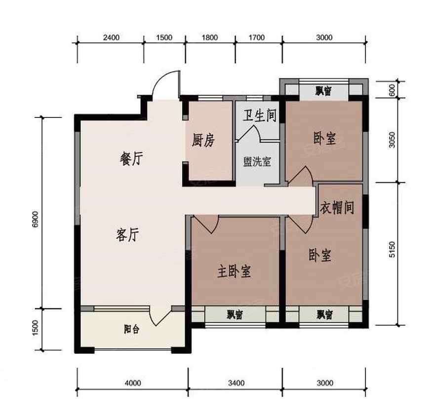 出售天誉城小区精装三室两厅可按揭33万实验2小2中满两年
