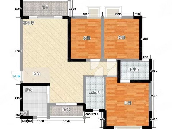 【多图】天誉城,大营坡租房,天誉城精装修3房2卫出租,云岩租房-贵阳58