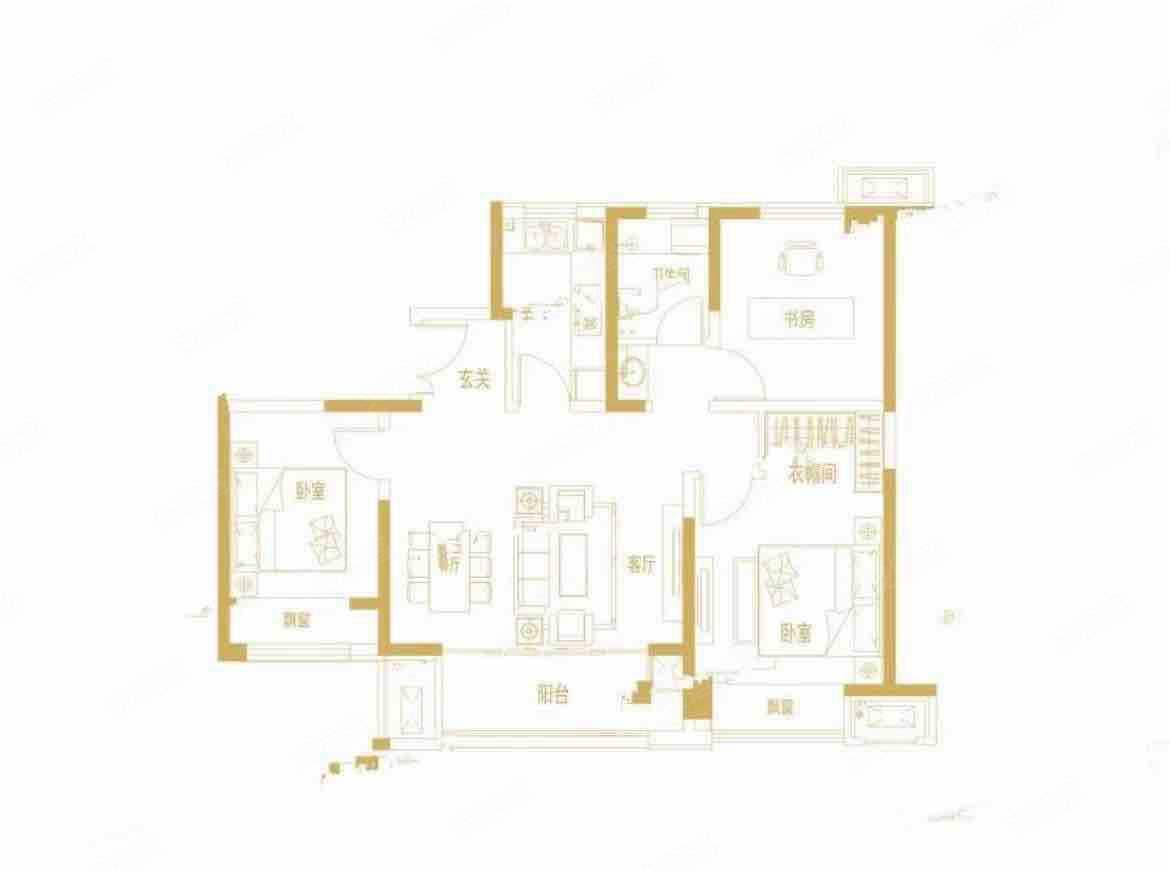 随时可看,建业定鼎府三期二手房,80万,3室2厅,1卫,104平米-洛阳安居客