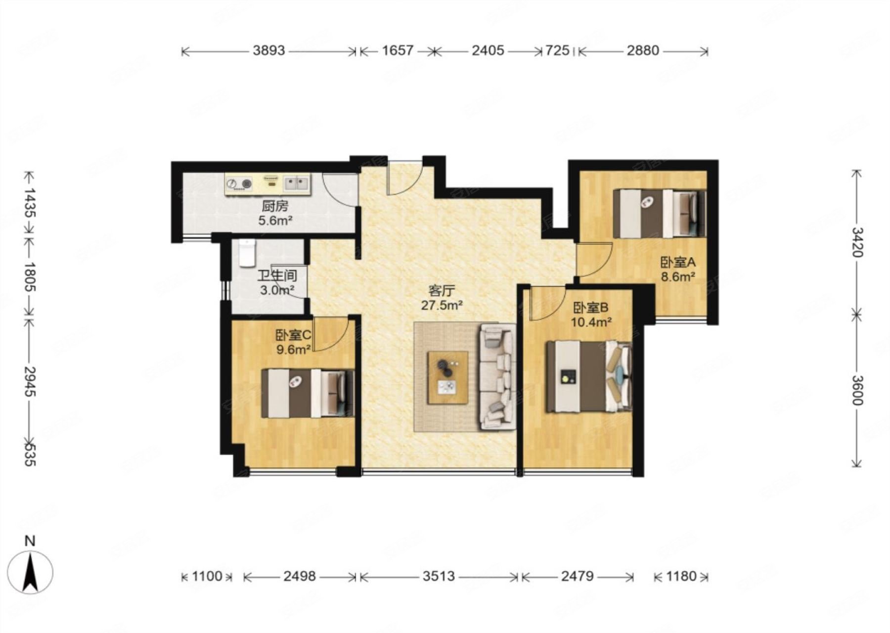 蓝润蓝客城二期