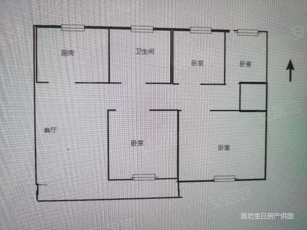 上海花园4室2厅2卫150㎡南北79万