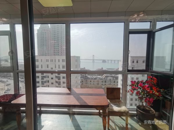 星海广场星海阳光豪装大平层5室南北通透海景房