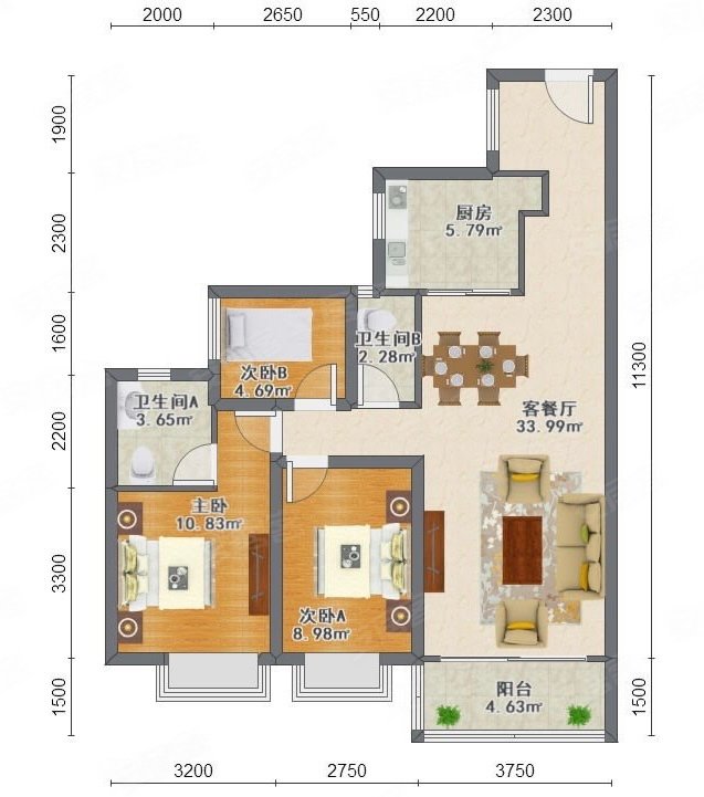 时代倾城全屋硅藻泥定制装修省去装修麻烦即入住