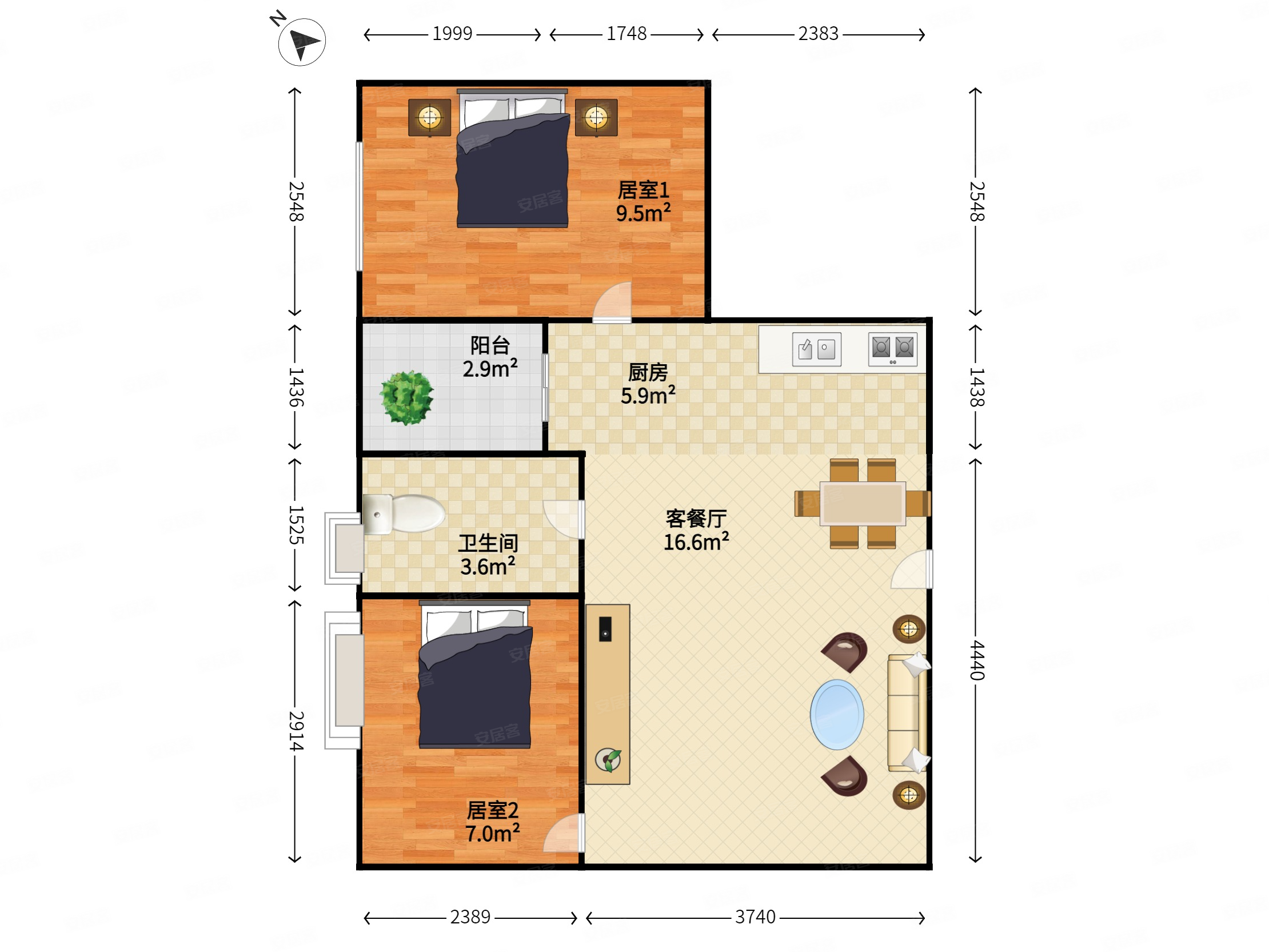 宝中2字头2房 低密度社区 车位充足 旁边大仟里商业,华海澜湾二手房,0