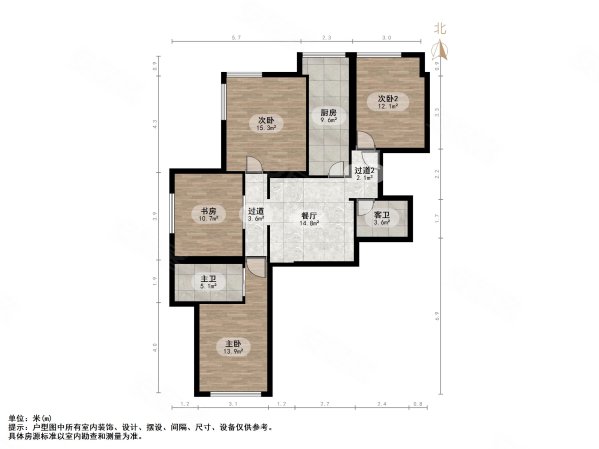 丽苑小区4室2厅2卫191㎡南北105万