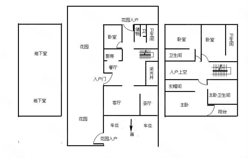 水景边联排大端头带两百平大花园 诚心出售价格可谈看房方便