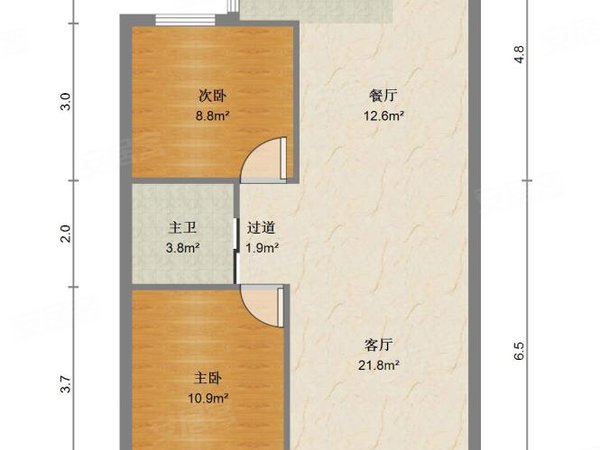 唐山丰润丰润中建城出租丰润区2室2厅精装修南北出租房源真实图片