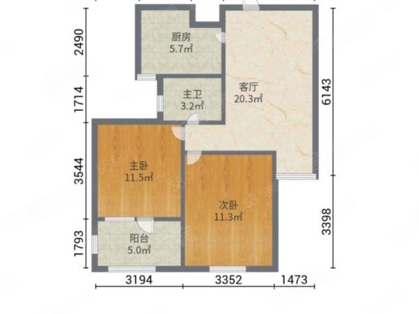 【多图】昆山豪庭,华山租房,昆山豪庭 2室2厅1卫 电梯房 精装修73平米