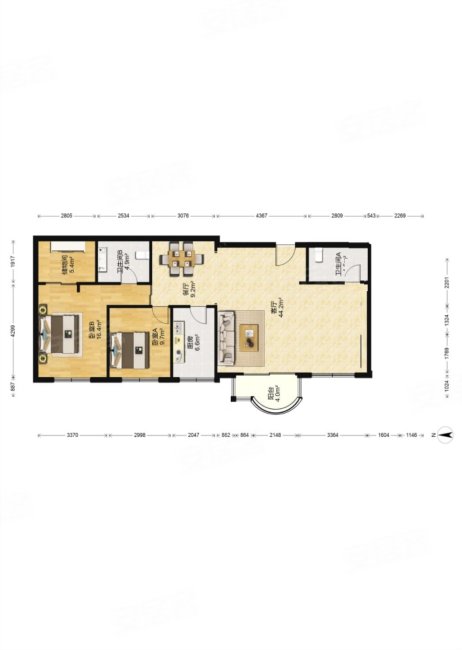 燕儿岛路沿线 品质小区绿岛花园 欧式小区环境好 出门地铁口