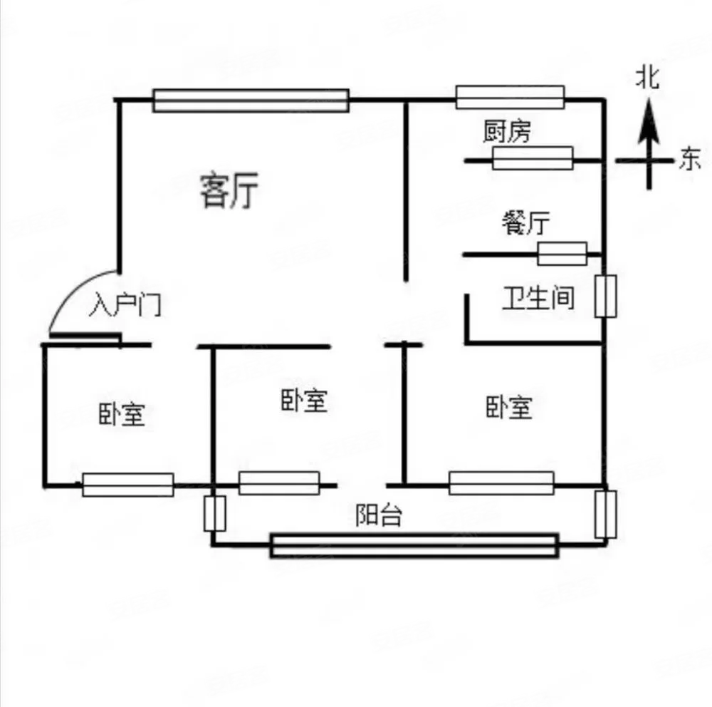 近东郡新华 富春江新华苑 精装三室朝阳户型急售价格可议,富春江新