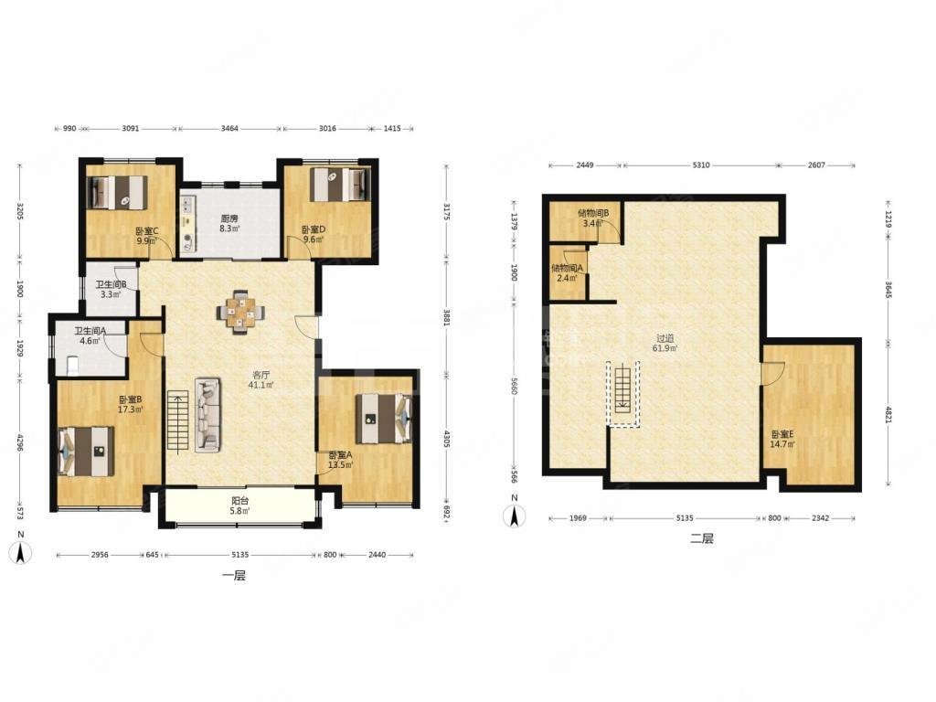 山水樾澜庭西区精装好房南北通透商品房双卫生间