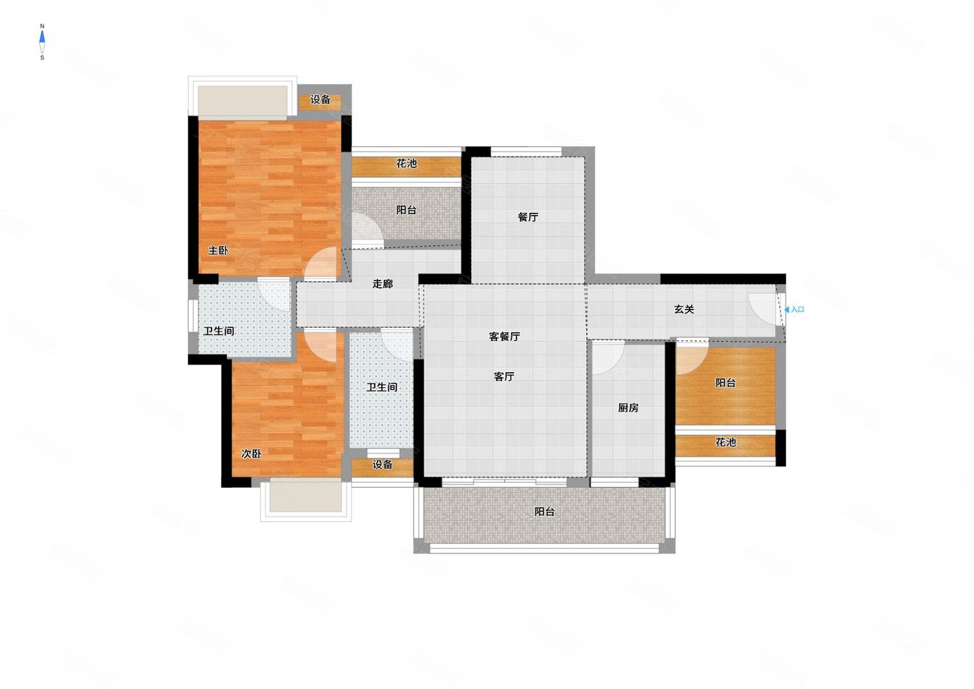 龙光君御华府大四房双凤翔环境好可出租