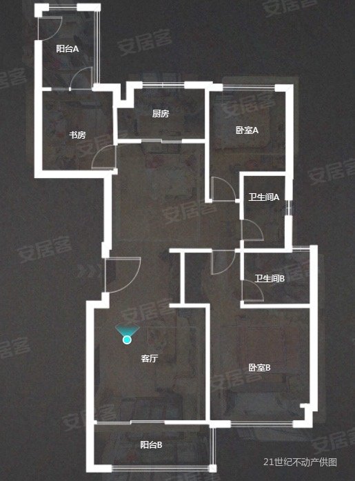 前林家园3室2厅1卫122㎡南北177万