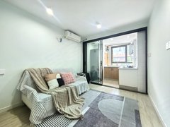 重庆巴南龙洲湾真实房源 巴南万达 桥达茂宸广场精装跃层一室一厅 可短租 可出租房源真实图片