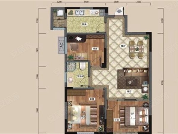 西安高新区丈八西路美寓华庭月付可短租 丈八六路 软件新城云汇谷华为