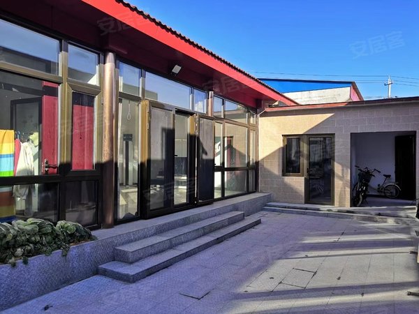 北京昌平昌平县城泰陵园村住房十三陵泰陵园平房院子出租,四室一厅一