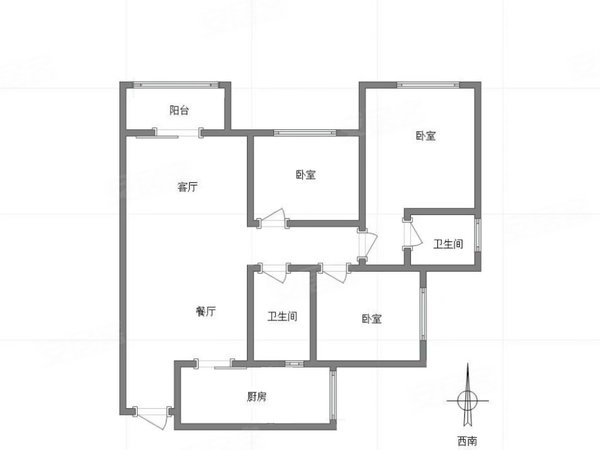 【多图】保利观澜(一期),江北嘴租房,保利观澜(一期) 3室2厅2卫 南北
