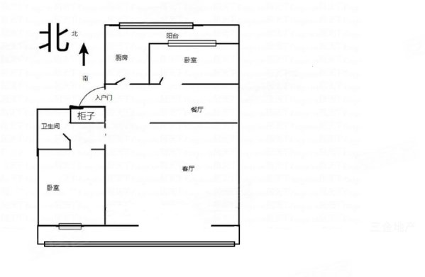 果园新里南区2室2厅1卫94.68㎡南北168万