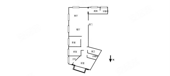 翠湖天地瑞苑3室2厅2卫222.44㎡南北6200万