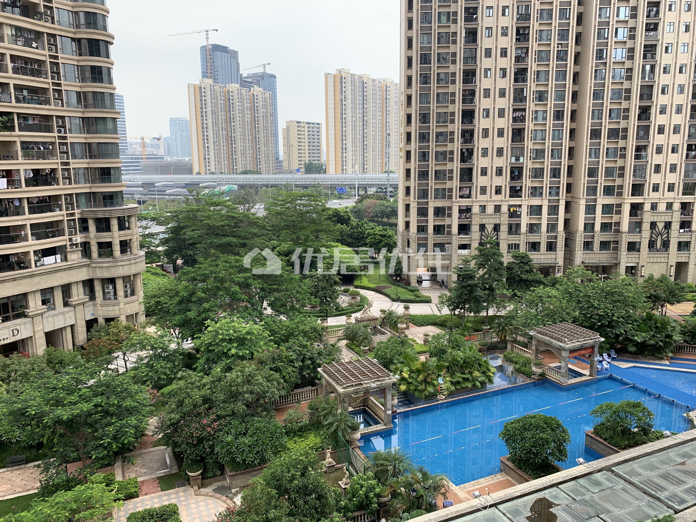 南北通透4室189平2200万合生紫龙府楼层好视