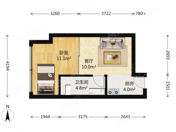 【多图】银座晶都国际,经四万达租房,银座晶都国际(可居住可陪du)