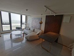 南京建邺奥南河西奥体 海峡城A7公寓 精装复式LOFT拎包入住 月付短租出租房源真实图片