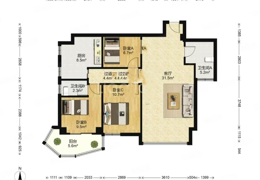 新华城 电梯高层 观景阳台 业主稳定出售